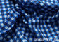 সিল্ক স্ক্রিন প্রিন্টেড পলিয়েস্টার স্প্যানডেক্স ফ্যাব্রিক গাঢ় কালি জেট রঙ 2 ওয়ে প্রসারিত