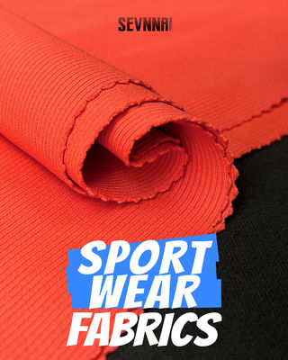 85% Nylon 15% Spandex Sport Bra Fabric with 370gsm Weight and 130cm Width for High-Performance Activewear