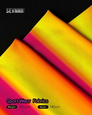 উচ্চ পারফরম্যান্স অ্যাক্টিভিটি পোশাকের জন্য অ্যান্টি-গন্ধ প্রযুক্তি এবং শ্বাস প্রশ্বাসের জাল সহ 180Gsm রানিং কাপড়