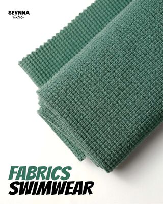 উচ্চ প্রসার্যযুক্ত টেক্সচারযুক্ত সাঁতার কাপড় 95% জৈবিক কাঠের সাথে এবং উচ্চ রঙের দৃঢ়তার জন্য 5% স্প্যানডেক্স