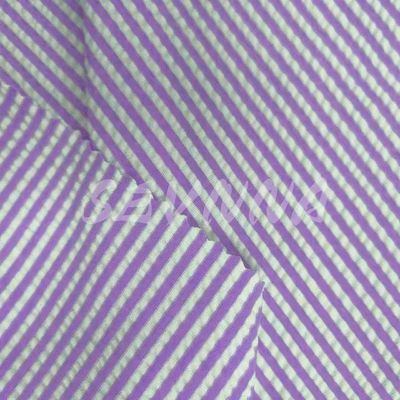 নরম জ্যাকার্ড ডাবল বুনন ফ্যাব্রিক 240gsm ওজন গ্রীষ্ম / শরৎ শৈলী ঘনত্ব রোল পলি ব্যাগে প্যাক করা