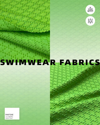 আরামদায়ক এবং স্টাইলিশ সাঁতারের পোশাকের জন্য টেক্সচার্ড সাঁতারের ফ্যাব্রিক উচ্চ-কার্যকারিতা সম্পন্ন উপাদান