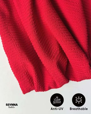 উচ্চমানের স্ট্রেচ লেগিংস 135 সেমি প্রশস্ত কাপড় পুনর্ব্যবহৃত পলিস্টার এবং স্প্যান্ডেক্স থেকে তৈরি