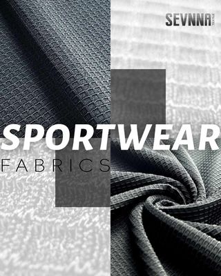 উচ্চ-কার্যকারিতা সক্রিয় পোশাকের জন্য পুনর্ব্যবহৃত পলিস্টার সহ 160 সেমি প্রস্থ ইউভি সুরক্ষা 50+ রানিং কাপড়