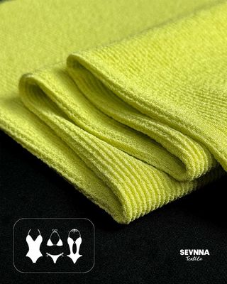 প্রিমিয়াম স্পোর্ট ব্রা ফ্যাব্রিক 180 সেন্টিমিটার প্রস্থ 285 গ্রাম ওজন এবং 93% পুনর্ব্যবহৃত পলিস্টার + 7% হাই পারফরম্যান্স জিম ব্রা উপাদান জন্য স্প্যানডেক্স