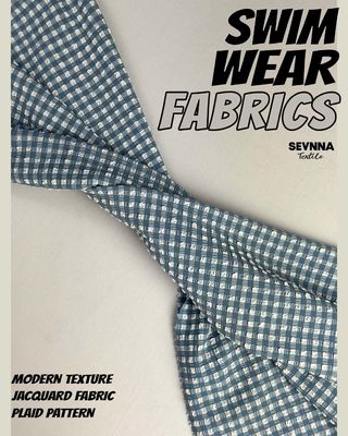 সাঁতার পোশাকের জন্য ১১৫ সেন্টিমিটার প্রস্থ, ১৭০ গ্রাম ওজনের প্রিমিয়াম টেক্সচারযুক্ত সাঁতার কাপড় এবং স্টাইলিশ টেক্সচারযুক্ত প্যাটার্ন