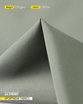 অ্যাথলেটিক টেক্সটাইলের জন্য 175Gsm 147 সেন্টিমিটার প্রশস্ত এবং ইলাস্টিক হেম সহ রানিং কাপড়