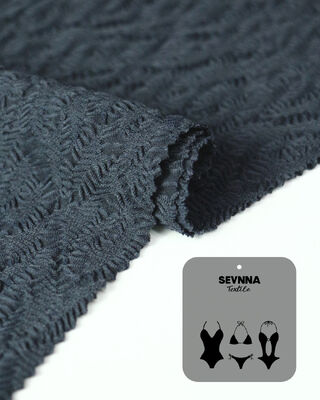 দীর্ঘস্থায়ী সাঁতারের পোশাকের জন্য 215 গ্রাম টেকসই পরিবেশ বান্ধব পুনর্ব্যবহৃত সাঁতারের পোশাকের কাপড়