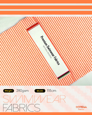 প্রিমিয়াম টেক্সচারযুক্ত সাঁতার কাপড় 95% পুনর্ব্যবহৃত পলিয়েস্টার + 5% স্প্যানডেক্স, 280gsm ওজন, এবং সাঁতার পোশাকের জন্য উচ্চ শ্বাসকষ্ট