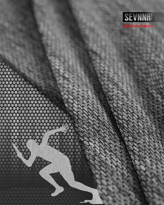 টেকসই পোশাকের জন্য 60% নাইলন 28% পলিয়েস্টার 12% স্প্যানডেক্স এবং 165gsm ওজন সহ 160 সেমি প্রস্থের ডাবল নিট ফ্যাব্রিক