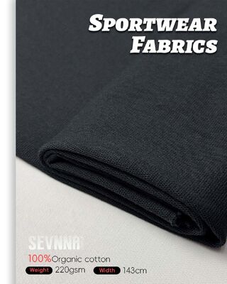 প্রিমিয়াম সাইক্লিং টেক্সটাইলের জন্য উচ্চ স্থায়িত্বের সাথে 220gsm 100% জৈব কাঠের বাইকিং ফ্যাব্রিক