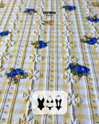 উচ্চ ক্লোরিন প্রতিরোধী টেক্সচারযুক্ত সাঁতার কাপড় 92% পুনর্ব্যবহৃত নাইলন + 8% স্প্যান্ডেক্স এবং 215 গ্রাম ওজন সহ টেকসই সাঁতার পোশাকের জন্য