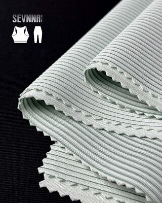 শ্বাসপ্রশ্বাসযোগ্য আর্দ্রতা শোষণকারী যোগা পরিধানের কাপড়, যা প্রসারিত, দুর্গন্ধরোধী এবং সক্রিয় পোশাকের জন্য বৃত্তাকার বুননযুক্ত