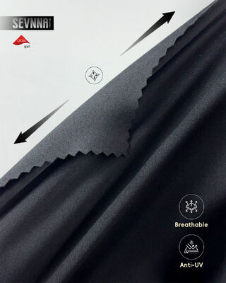 সক্রিয় পোশাক এবং যোগা প্যান্টের জন্য আর্দ্রতা শোষণকারী এবং উচ্চ স্থিতিস্থাপকতা সহ ভালো শ্বাসপ্রশ্বাসযোগ্যতা সম্পন্ন স্ট্রেচ লাইক্রা কাপড়