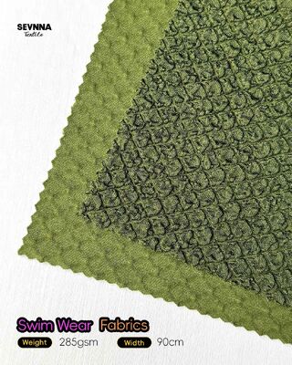 টেকসই পরিবেশ-বান্ধব সাঁতারের পোশাকের জন্য ২৮৫জিএসএম ক্লোরিন প্রতিরোধী দ্রুত-শুকনো পুনর্ব্যবহৃত সাঁতারের পোশাকের কাপড়