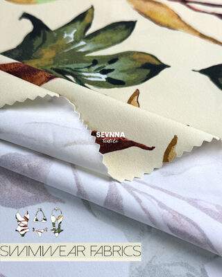 ৮৬% নাইলন ১৪% স্প্যানডেক্স পুনর্ব্যবহৃত সাঁতারের পোশাকের কাপড় ২০৫gsm ইউনিসেক্স টেকসই সাঁতারের পোশাকের উপাদান পরিবেশ-বান্ধব সাঁতারের পোশাক সংগ্রহের জন্য