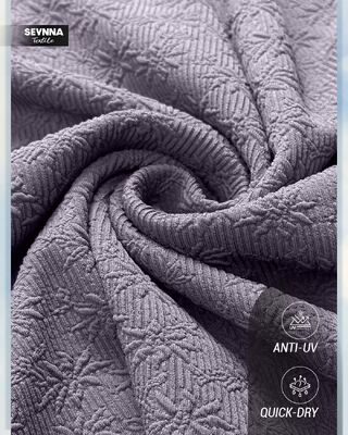 দীর্ঘস্থায়ী সাঁতার পোশাকের জন্য উচ্চ ক্লোরিন প্রতিরোধের সাথে 320gsm ইউপিএফ 50+ টেক্সচারযুক্ত সাঁতার কাপড়