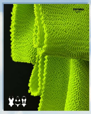 Slim Fit Summer Recycled Swimwear Fabric Sustainable Eco Friendly Material Ideal for Swimwear and Beach Activity Apparel