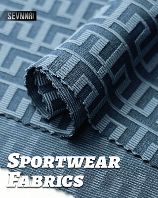 উচ্চ ঘনত্ব ডাবল বুনন ফ্যাব্রিক 380gsm ওজন এবং পরিবেশ বান্ধব গ্রীষ্ম / শরৎ পরিধানের জন্য 135cm প্রস্থ