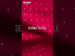 গ্রীষ্ম / শরৎ মৌসুমে পোশাক ব্যবসায়ের জন্য 210 গ্রাম ডাবল বুনন ফ্যাব্রিক