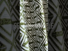 পুনর্ব্যবহারযোগ্য পলিস্টার উপাদান জন্য 120cm প্রস্থ ডাবল বুনন ফ্যাব্রিক