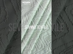 গ্রীষ্ম / শরত্কালের জন্য জ্যাকার্ড স্টাইলের ডাবল বুনন ফ্যাব্রিক উপলব্ধ