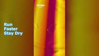 উচ্চ পারফরম্যান্স অ্যাক্টিভিটি পোশাকের জন্য অ্যান্টি-গন্ধ প্রযুক্তি এবং শ্বাস প্রশ্বাসের জাল সহ 180Gsm রানিং কাপড়