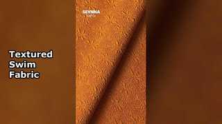 টেক্সচারড সুইম ফ্যাব্রিক 300gsm হাই স্ট্রেচ