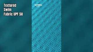 উচ্চ ক্লোরিন প্রতিরোধের টেক্সচার্ড সুইম ফ্যাব্রিক এবং টেকসই সুইয়ের জন্য 93% পুনর্ব্যবহৃত নাইলন